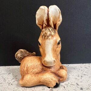 Vintage TINKER WARE Anthropomorphic Fawn Horse Foal Moorcraft England